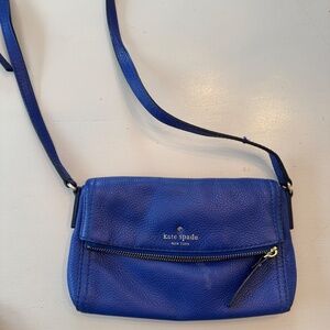 Cobalt Blue Kate Spade Cross Body Satchel